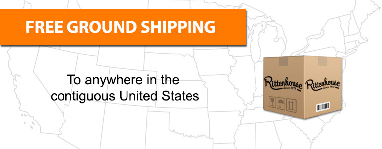 Free Ground (3-5 Day) Shipping on nearly all products to destinations in the Lower 48 US States.